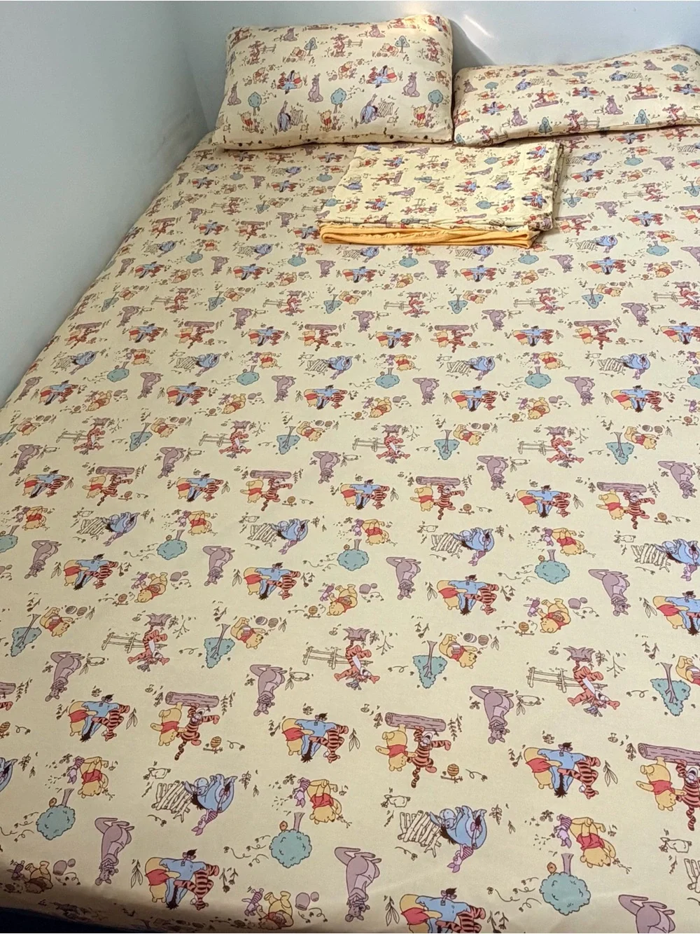 customized little sleepies Winnie the Pooh 4 pieces set new set for queen bed